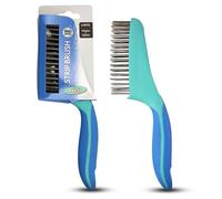 Axus Decor Strip Brush (Blue Series) Stainless Steel Wire Brush, Soft Grip Handle Wire Brush For Cleaning Rust, Dirt, Tiles - For Home, Garden, and Industrial Use, Head Size - 10 Inch / 250mm