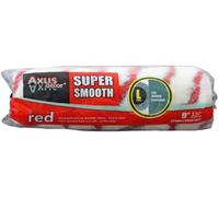 Axus Decor Super Smooth Roller Sleeve Long Pile - Red, Blended Fabric for Good Paint Pick-Up and Even Release