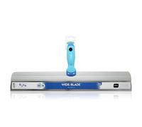 Axus Decor Wide Wallpapering Tool (Blue Series) Multi Purpose Tool, Plasterboard Tapping & Paint Edge Guard, Wide Decorators Edge for Painting, Stainless Steel Blade & Ergonomic Handle - 600mm