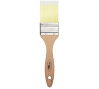 Axus Decor Wood Finishing & Varnish Brush (Lime Series) - 2"/50mm - For Applying All Stains & Lacquers Without Dripping, Eco-friendly Natural-Feel Handles, Anti-Rust Stainless Steel, Ultra-Smooth