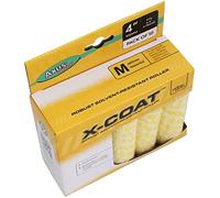 Axus Decor X-Coat Roller (Yellow Series) Paint Roller Sleeve For Aggressive Industrial Coatings, Suitable for Floors and Marine Surfaces, Robust and Solvent Resistant, 4"/100mm,10Pk