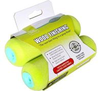 AXUS Wood Finishing Jumbo Roller Sleeves Lime 6in 150mm Pack of 2 - Solvent & Water Compatible