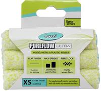 AXUS - PureFlow Ultra Roller (Lime Series) 4'' / 100mm, XS 4mm Pile, 3-Pack