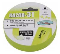 Axus Razor-31 Tack Tape 24mm X 40M Lime Green