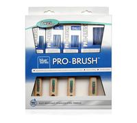 Axus Decor Super Smooth Brush Set (Red Series) Paint Brush For All Paints, Hardwood, Beaver Tail handle, Rust-Resistant Stainless Steel Ferrule, Synthetic Filaments - Set Of 4 (1.5",2x2",3")