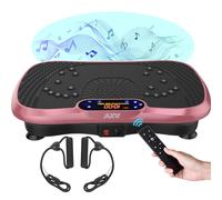 AXV Vibrating Plate Exercise Machine Full Body Workout Fitness Platform Lymphatic Drainage Machine for Weight Loss Toning Wellness Home Gym