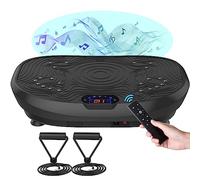 AXV Vibration Plate Exercise Machine Whole Body Workout Music Vibrate Fitness Platform Lymphatic Drainage Machine for Weight Loss Shaping Toning Wellness Home Gyms Workout