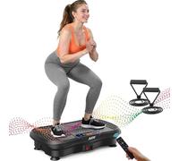 AXV Vibration Plate Exercise Machine Whole Body Workout Vibrate Fitness Platform Lymphatic Drainage Machine for Weight Loss Shaping Toning Wellness Home Gyms Workout