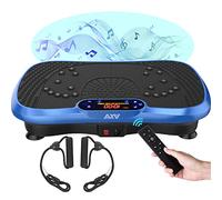 AXV Vibration Plate Fitness Platform Exercise Machine Vibrating Lymphatic Drainage Shaking Full Body Shaker Workout Vibrate Stand Shake Board Sport Gym for Weight Loss Fat Burner for Women Men