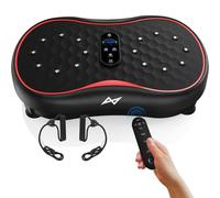 AXV Vibration Plate Fitness Platform Exercise Machine Vibrating Shaking Full Body Shaker Workout Vibrate Stand Shake Board Sport Gym for Weight Loss Fat Burner for Women Men