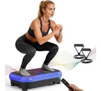 AXV Vibration Plate Fitness Platform Exercise Machine Vibrating Shaking Full Body Shaker Workout Vibrate Stand Shake Board Sport for Weight Loss Fat Burner for Gym Home Office
