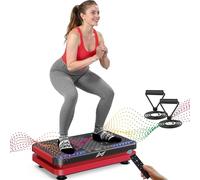 AXV Vibration Plate Fitness Platform Exercise Machine Vibrating Shaking Full Body Shaker Workout Vibrate Stand Shake Board Sport Gym for Weight Loss Fat Burner for Women Men