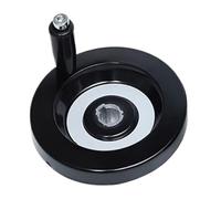 AXVOLA Back-Hand Grip CNC Handwheel Hand Wheel Handle Diameter 63MM 80MM 100MM 125MM 160MM 200MM 250MM 3-6 8-22MM(White)