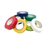 AXVOLA Electrical tape 5Pcs Electrical Insulation Tape Waterproof Flame-retardant Self-adhesive Wire Accessories Red Blue Yellow Green Black White(Blue)