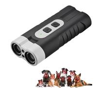 AXVRAV Anti Bell Device Dogs, Ultrasonic Dog Repellent with LED Torch, USB Rechargeable Handheld Antibarking Ultrasonic Device Barking Stop for Small Large Dogs