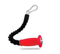AXVRAV Triceps Rope One-Handed with Ergonomic Non-Slip Handle, Load Capacity up to 200 kg, Nylon Triceps Rope for Cable Pull with Carabiner Ideal for Triceps Training Muscle Building in the Gym and