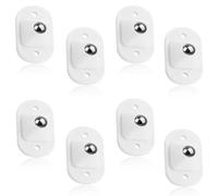 Axvxby Self Adhesive Small Appliance Rollers 8pcs Mini Caster Wheels Ball Casters for Kitchen Appliance 360° Swivel Universal Wheel Roller Castors, Sticky Pulley for DIY, Storage Box,Small Furniture