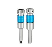 AXWERB Professional MT2 MT3 MT4 Tool Holder ER20 ER25 ER32 MTA VER Retractable Tapping Floating Tool Holder for Cnc Lathe Milling(MTA2-VER25)