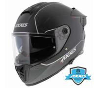 Axxis Hawk SV EVO full face helmet solid matte titanium