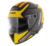 Axxis Hawk SV full face helmet Judge B13 matte yellow black titanium