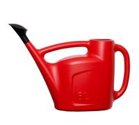AXXTAN 6L Watering Can with Srinkler Rose Head - Plastic Watering Cans for Garden, Indoor & Outdoor Plants, Greenhouses & Houseplants, Long Spout Water Can (Red)