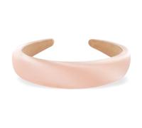 axy Headband made of padded silk fabric in elegant festive colours, beautiful women's headband, hair accessory, hair band, HRK2Ro (light pink)