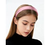 axy Headband with Fabric Padded Candy Colours and Satin Covered - Beautiful Women's Headband Hair Accessories Hair Band HRK7A (Purple)