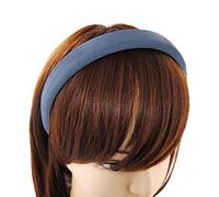 axy Headband with Fabric Padded Candy Colours - Beautiful Women's Headband Hair Accessories Hair Band HRK7 (Denim Blue)