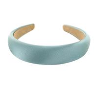 axy Headband with Fabric Padded Metallic Colour - Women's Headband in Metallic Look Headband Hair Accessories HRK2B (Light Blue)