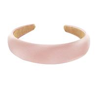 axy HRK2B Headband with Fabric Padded Metallic Colour - Women's Metallic Look Headband Hair Accessories (Light Pink)
