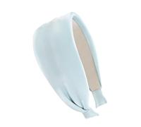 axy Wide Headband with Elegant Satin Look and Subtle Shine Women's Headband Hair Band HR10D (Light Blue)