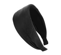 axy Wide Headband with Elegant Satin Look and Subtle Shine Women's Headband Hairband HR10D (Black)
