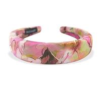 axy Wide Headband with Fabric Padded and Floral Pattern - Beautiful Headband Hair Accessories Hair Band HRK14 (Pattern 1, Wide)