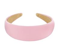 Axy Wide Headband with Fabric Padded Candy Colours - Beautiful Headband Hair Accessories HRK2A (01 Pink)