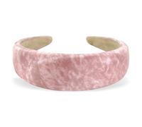 axy Wide Headband with Fabric Padded in Marble Look Elegant Beautiful Women's Headband Hair Accessories Hair Band HRK2AMar (Pink, Wide)