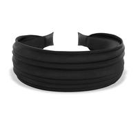 axy Wide Headband with Pleats Design Beautiful Ladies Headband Hair Accessories Hair Band Hairband HR32D (Black, Wide)