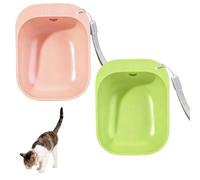 AXYOUCUN 2Pcs Portable Pet Water Feeder with Bowl Pet Travel Water Bowl Leak Proof Portable Drinker Easy to Install Water Dispenser for Dogs Ideal for Outdoors and Indoors