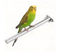 AXYOUCUN Bird Stainless Steel Perch Parrot Grinding Claws Trimming Beak Nails Grinding Stick Scratcher Exercise Platform for Cockatiels Parakeets Lovebirds Conures and Small Birds Cage Accessories