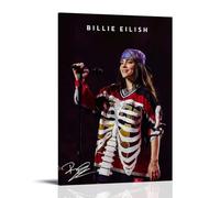AXYYTJFHN Billie Poster Eilish Music Vintage Singer Posters for Room Aesthetic Canvas Wall Art Bedroom Decor08x12inch(20x30cm)