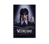 AXYYTJFHN Wednesday Poster Movie Supernatural Mystery Comedy Classic Posters for Room Aesthetic Canvas Wall Art Bedroom Decor24x36inch(60x90cm)