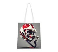 axzttupy American Football Print Comfort Bag Shopping Bags Versatile Travel Work Gym Beach Eco-Friendly Foldable