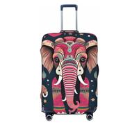 axzttupy Bohemian Elephant Pattern Print Large Suitcase Cover Fit Almost Any Luggage Personalized Travel Luggage Protector