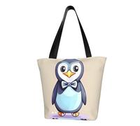 axzttupy Cute penguin prints Print Versatile Use Bag Summer Crossbody Handbag Travel Beach Shopping Stylish Accessory