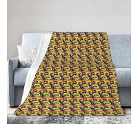 axzttupy Cute Raccoon Print Ultra-Soft Micro Blanket Flannel Throw Blankets Non-Shedding All-Season Comfort