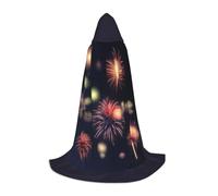 axzttupy Explosion Firework 3d Print Hooded Cloak Cape For Carnival Halloween And Themed Parties Comfortable Cloak