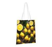 axzttupy Fresh Tropical Lemons Print Comfort Bag Shopping Bags Versatile Travel Work Gym Beach Eco-Friendly Foldable