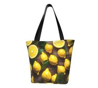 axzttupy Fresh Tropical Lemons Print Versatile Use Bag Summer Crossbody Handbag Travel Beach Shopping Stylish Accessory