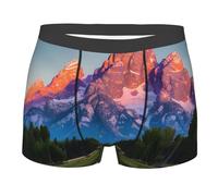 axzttupy grand teton national park Print Men Lightweight Stylish Boxer Briefs Practical Underwear Comfortable Gym Daily Wear Black