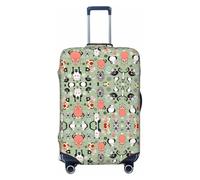 axzttupy Lovely Cartoon Cats Print Large Suitcase Cover Fit Almost Any Luggage Personalized Travel Luggage Protector