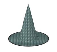 axzttupy Math Lesson Word Print Halloween Witch Hat Unisex Carnival Costume Accessory Parties Cosplay And Festive